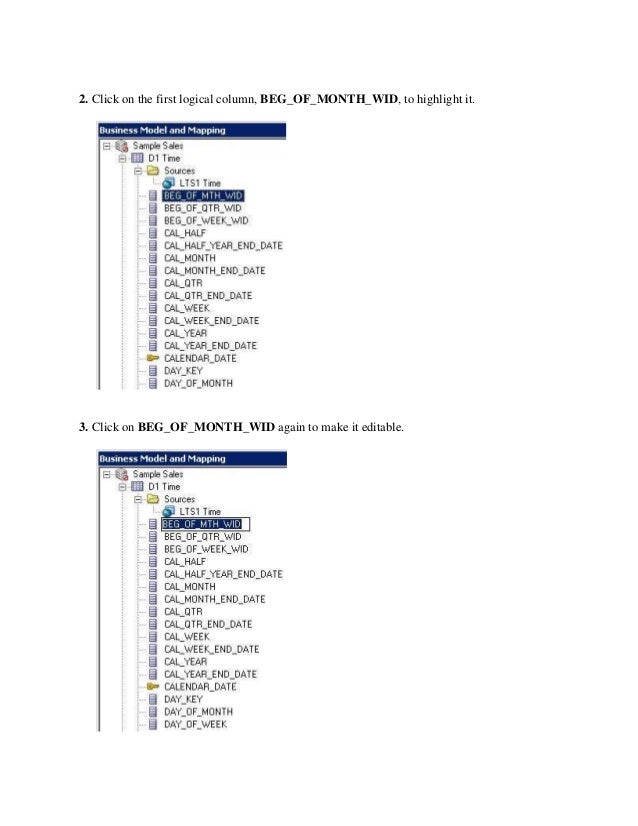 : 11g Repository OBIEE Creation Steps : 11g Creation OBIEE Repository Steps